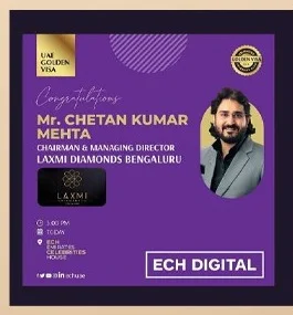 Dr. Chetan Kumar Mehta, UAE Golden Visa recognition, ECH Digital Dubai
